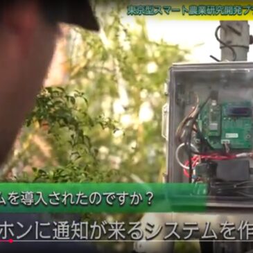 ハウス環境計測の共同実証をしている根岸様の動画が公開されました